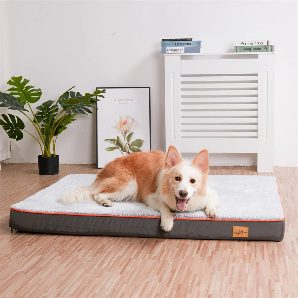 Premium Orthopaedic Memory Foam Dog Bed – Waterproof, Washable Heavy-Duty Mattress for Large & XL Dogs