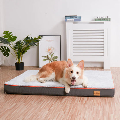 Premium Orthopaedic Memory Foam Dog Bed – Waterproof, Washable Heavy-Duty Mattress for Large & XL Dogs