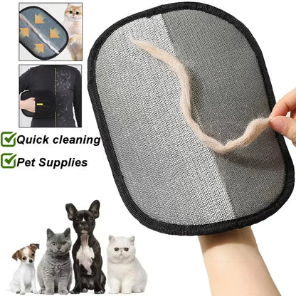Pet Hair Remover Glove – Reusable Fur Removal Glove for Sofas, Carpets & Clothing