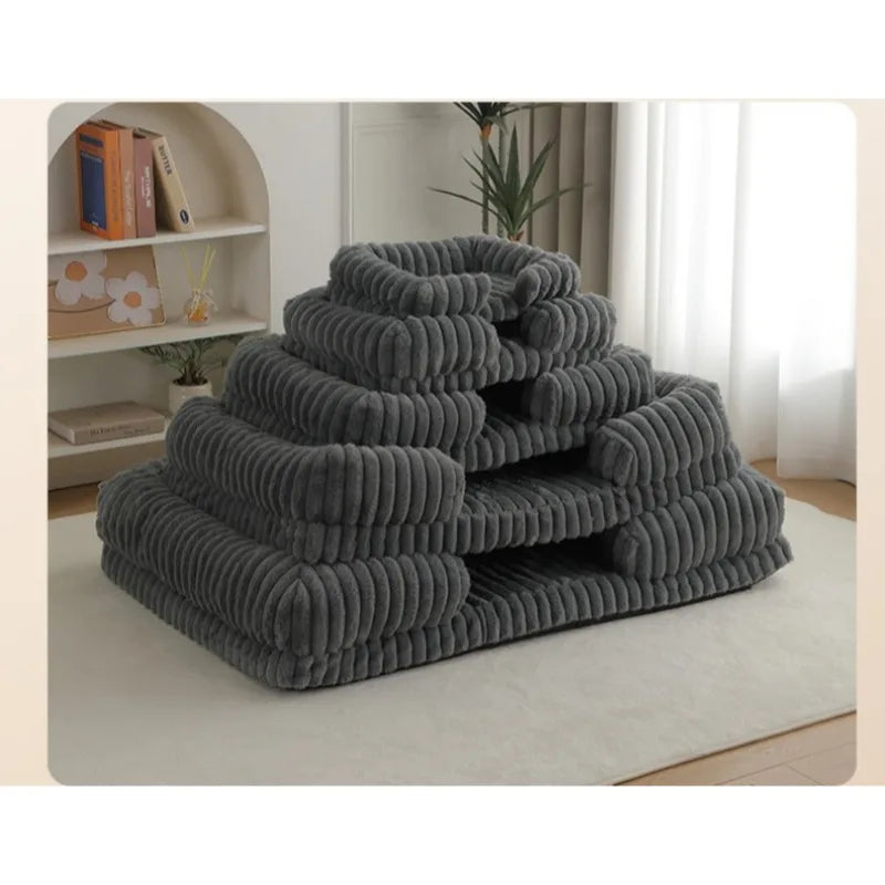 Calming Orthopaedic Memory Foam Dog Bed – Anxiety-Relief Sofa Bed with Washable Cover (S–XXL)